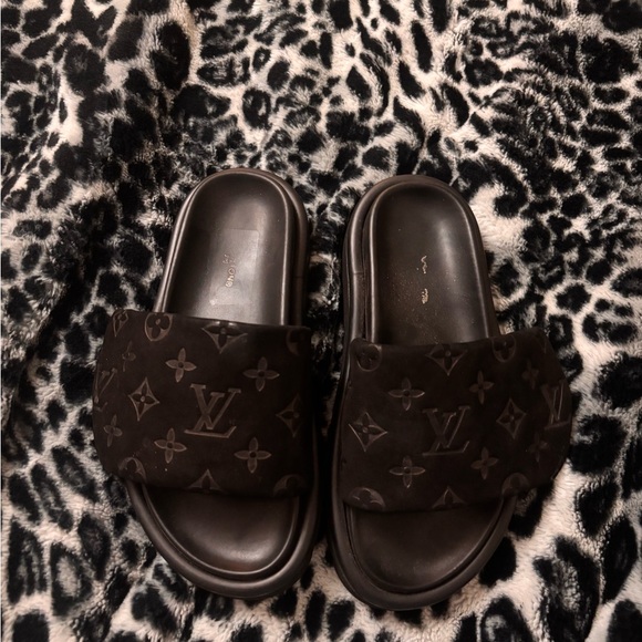 Louis Vuitton Shoes - Louis Vuitton Dark Brown Monogram Sandals